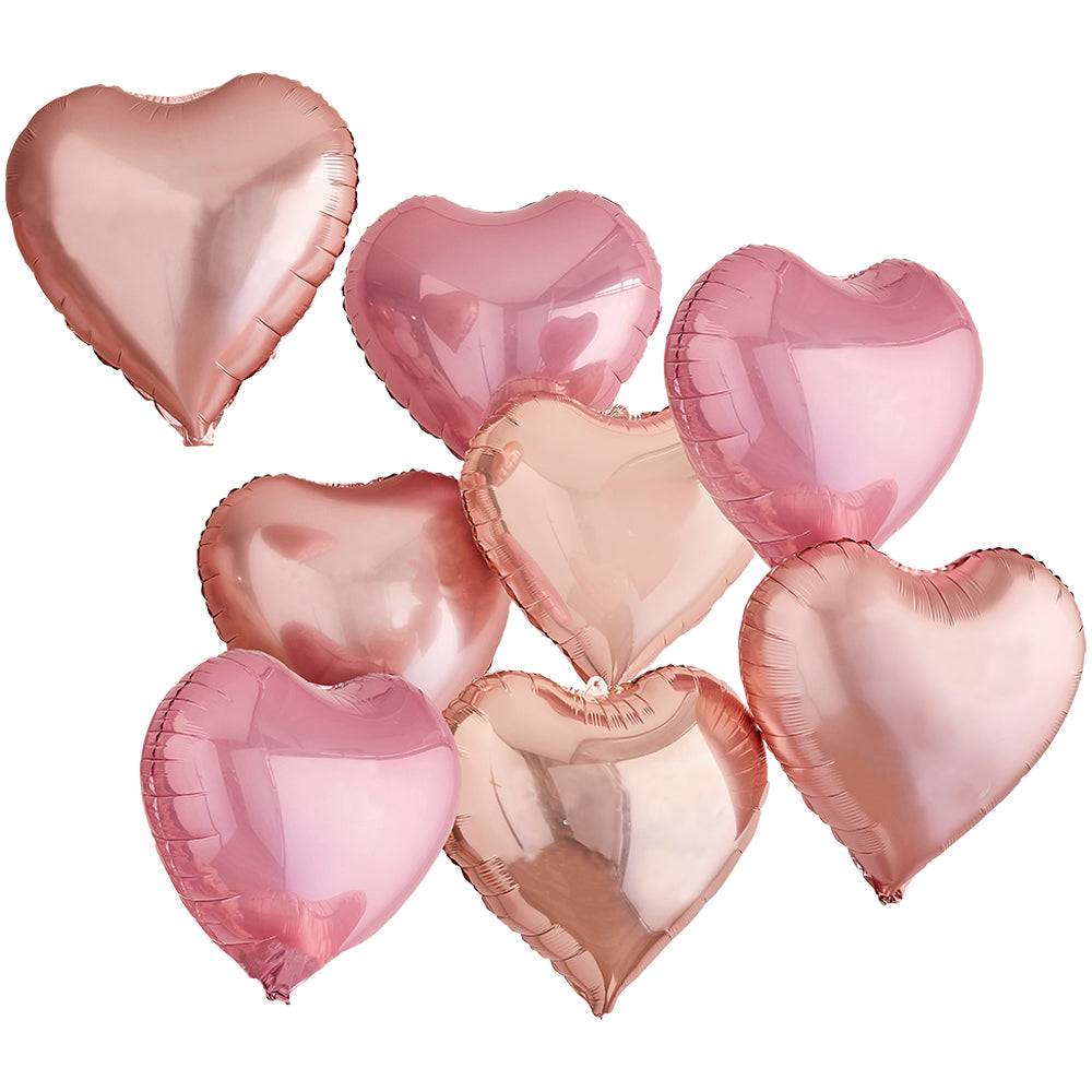 Customisable Heart Balloons With Stickers