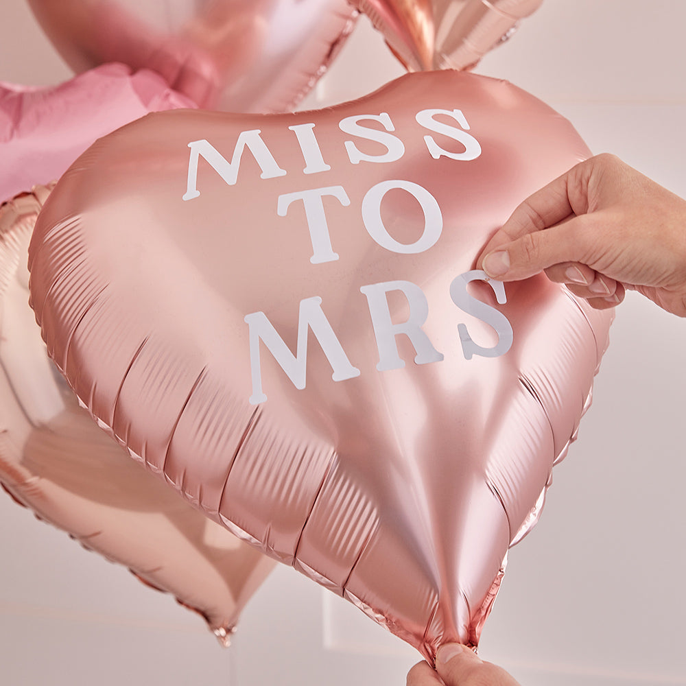 Customisable Heart Balloons With Stickers