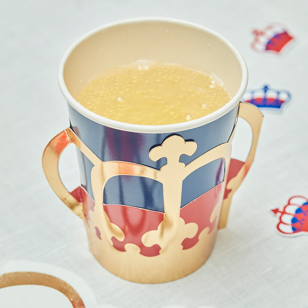 Union Jack Coronation Party Paper Cups