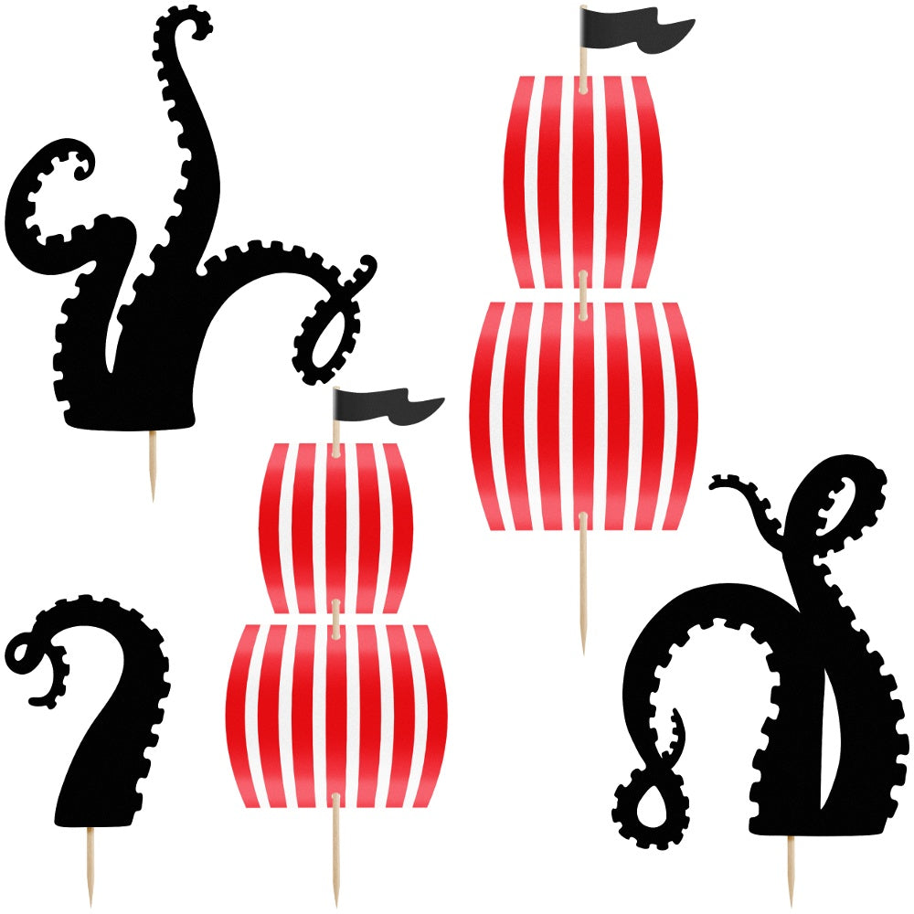 Pirates Party Cake Toppers