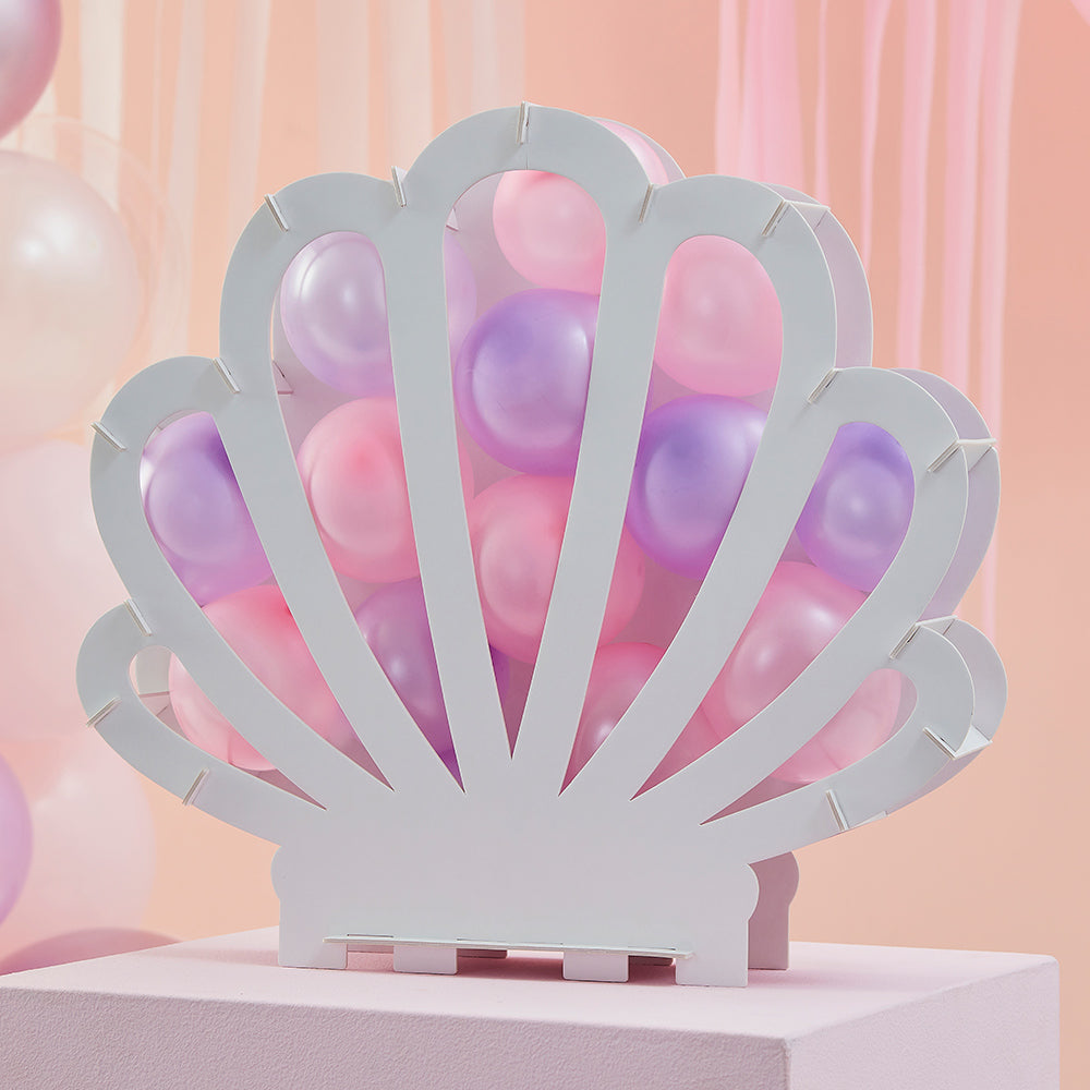 Shell Shaped Balloon Mosaic Stand Kit