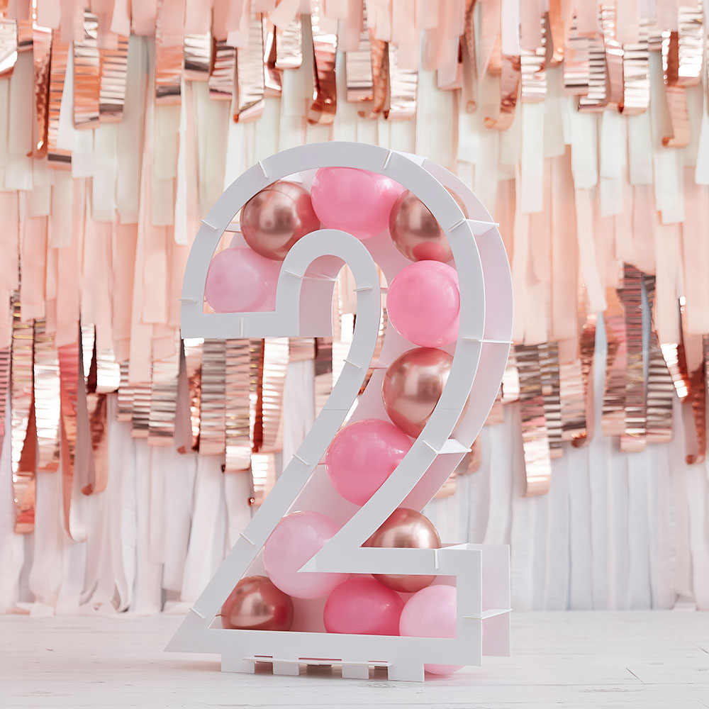 Balloon Mosaic Number Stand 2