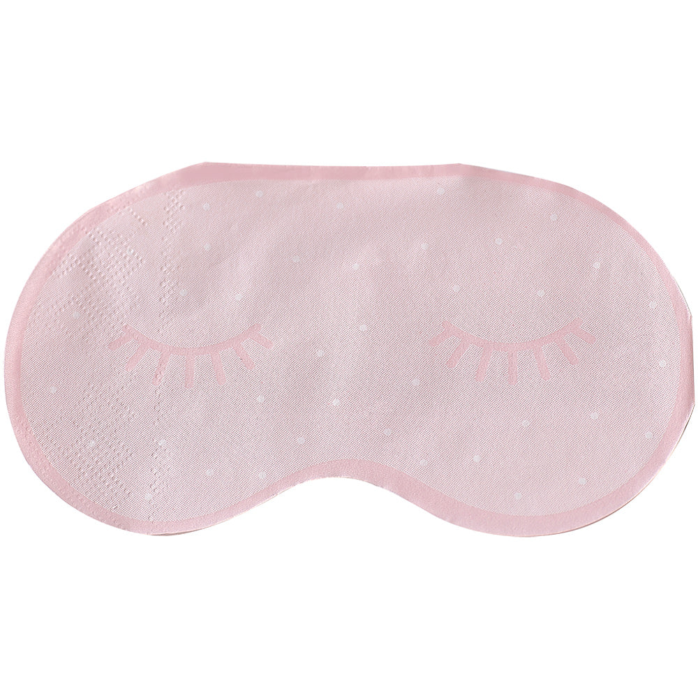 Pink Eye Mask Pamper Party Paper Napkins