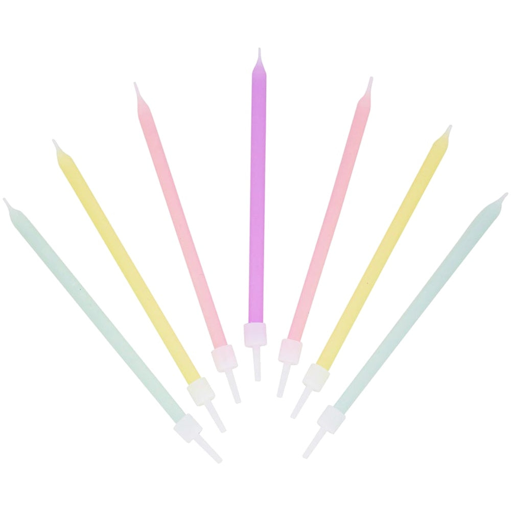Tall Pastel Candles