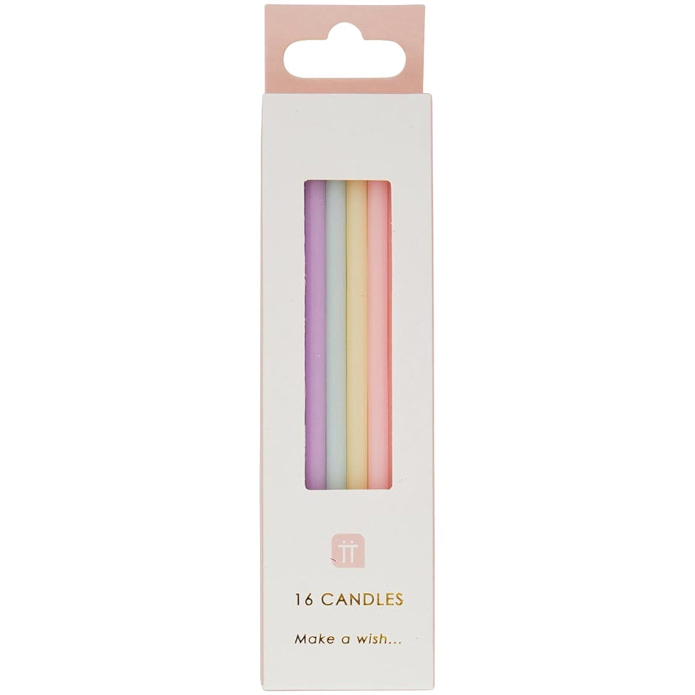 Tall Pastel Candles
