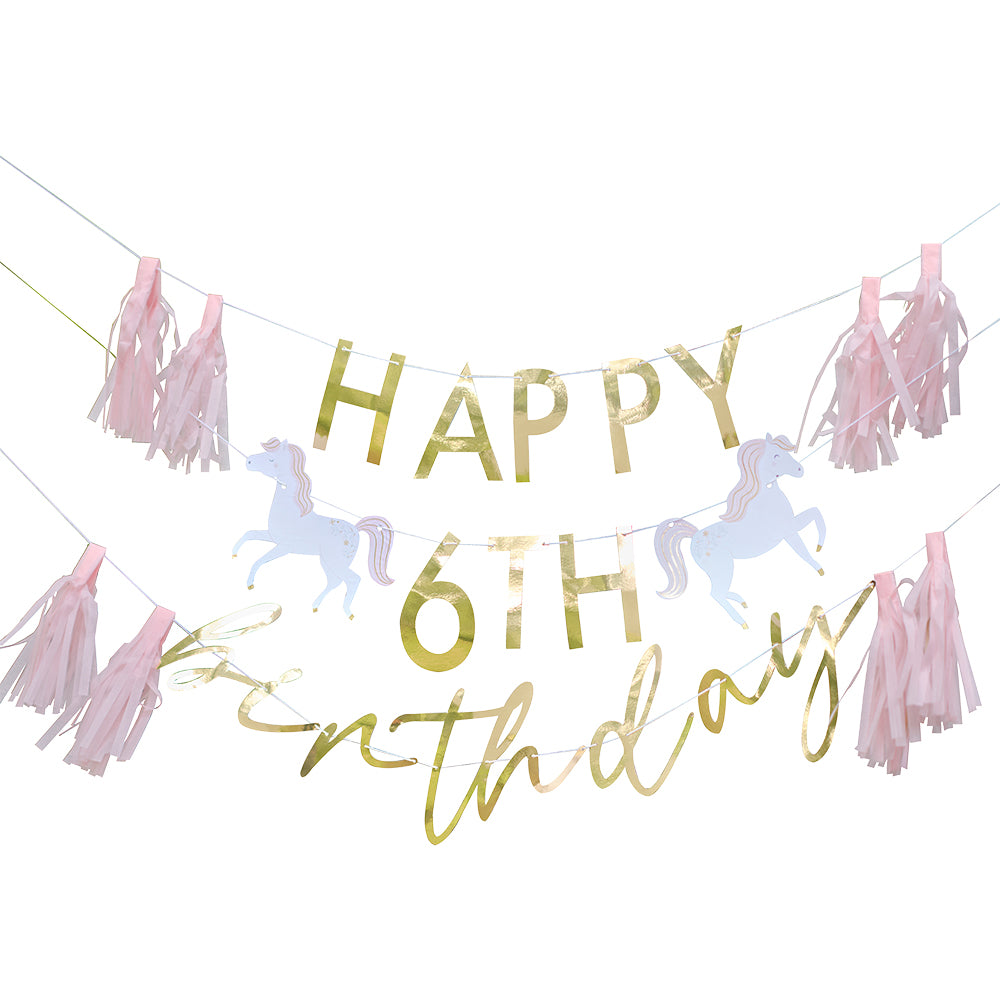 Customisable Princess Happy Birthday Party Bunting