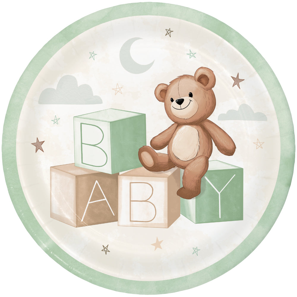 Teddy bear paper plates hotsell