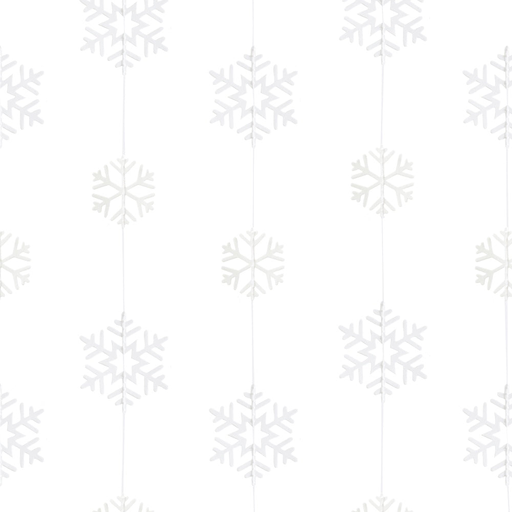 Festive Snowflake Shaped Garland