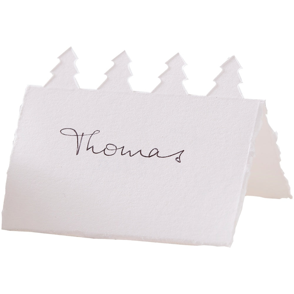 Christmas Cotton Paper Place Cards