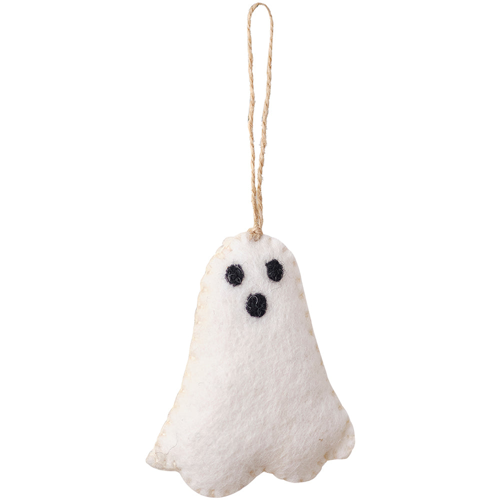 Ghost Felt Hanging Halloween Tree Decoration