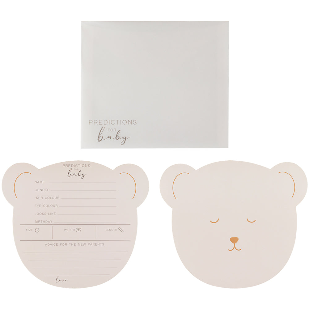 Teddy Bear Baby Shower Advice Cards