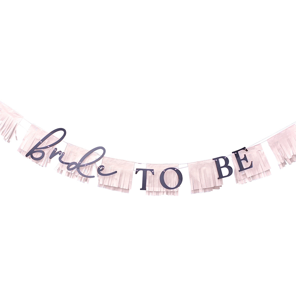 Bride To Be Hen Party Bunting with Tassel Garland