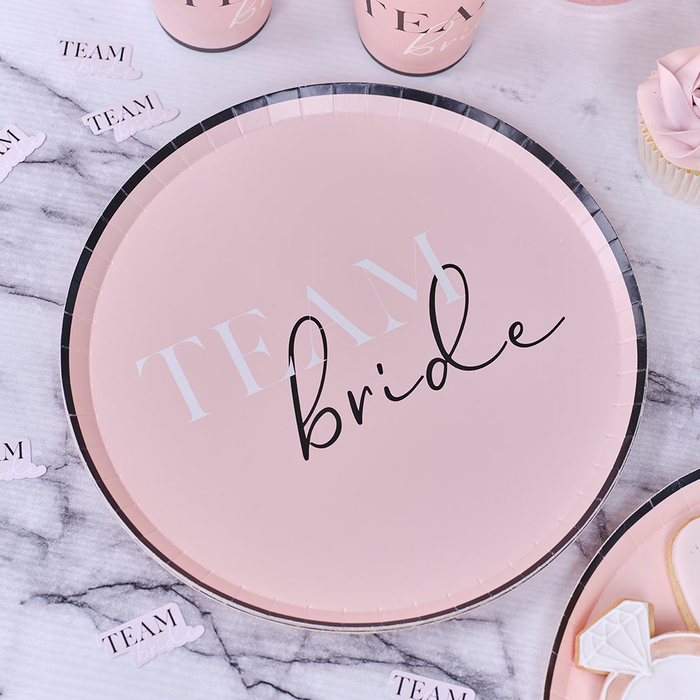 Team Bride Hen Party Paper Plates