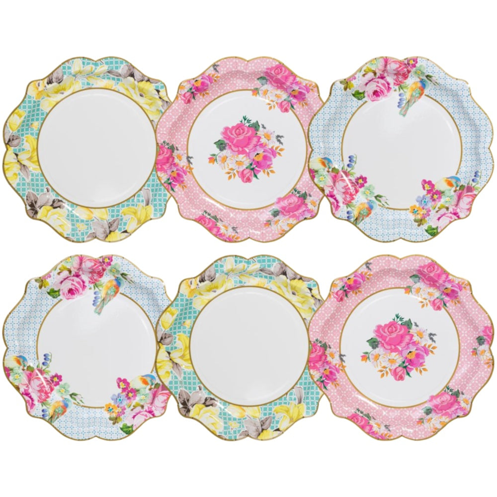 Truly Scrumptious Floral Plates