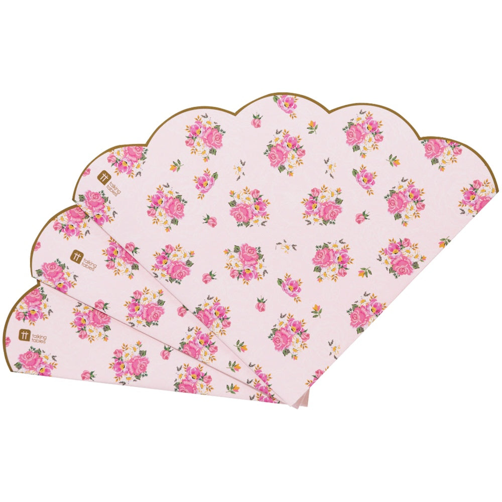 Pink Truly Scrumptious Scalloped Edge Napkins