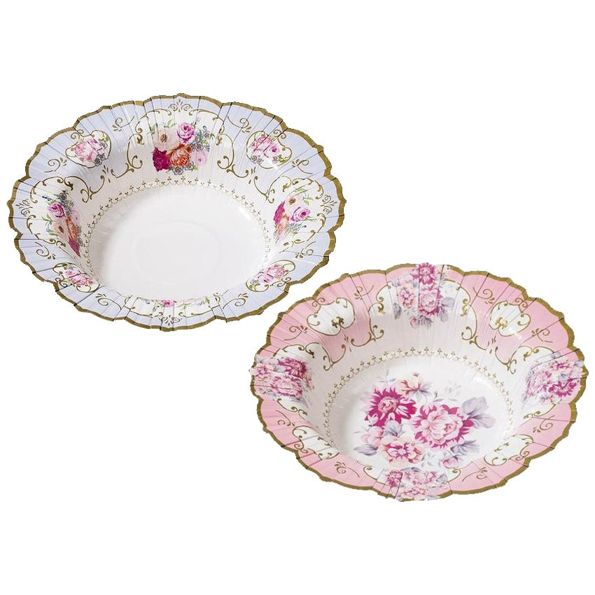 Truly Scrumptious Floral Paper Bowls