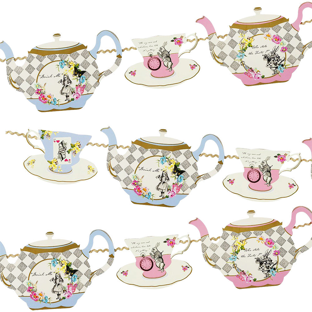Truly Alice Teapot Bunting