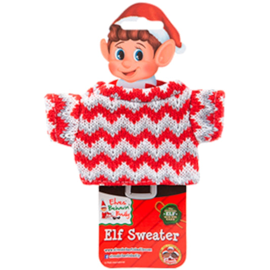 Knitted Sweater for Elf - Chevron
