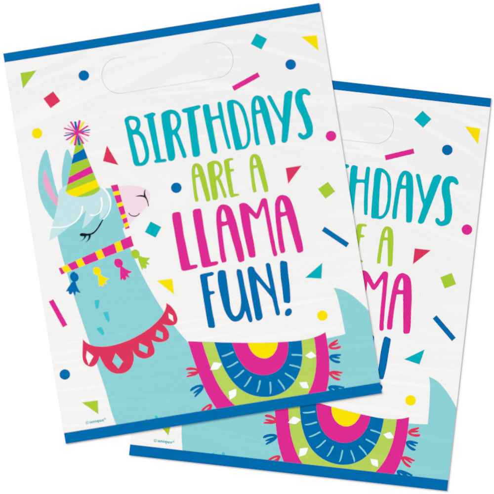 Llama Birthday Party Loot Bags