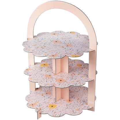 Floral Afternoon Tea Stand