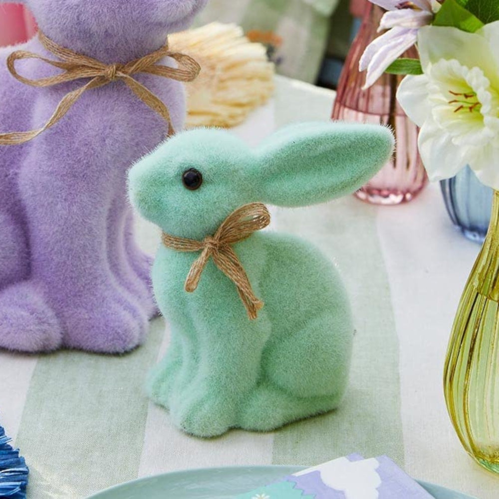 Spring Bunny Sage Green Grass Bunny Table Decoration
