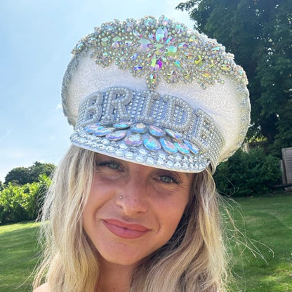 Rhinestone Bride Hen Party Hat