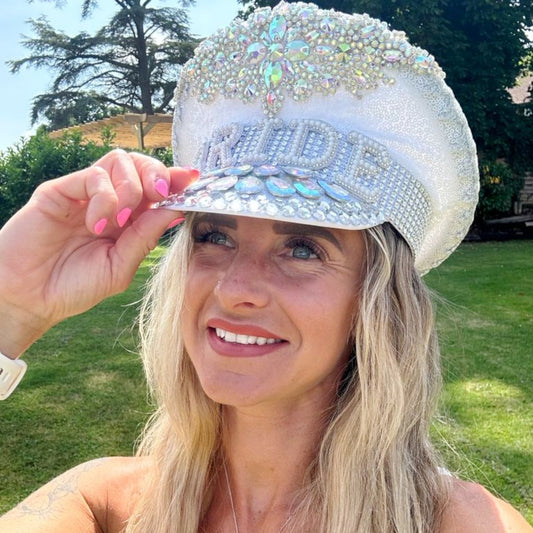 Rhinestone Bride Hen Party Hat