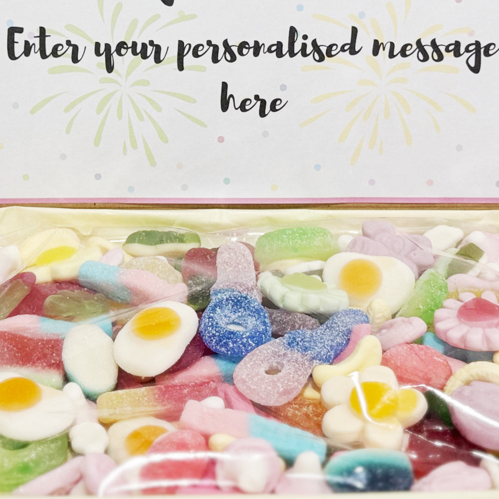 Personalised Congratulations Gift Sweet Box