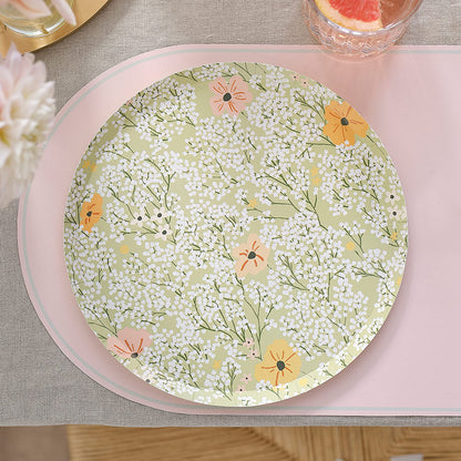 Floral Baby Shower Plates