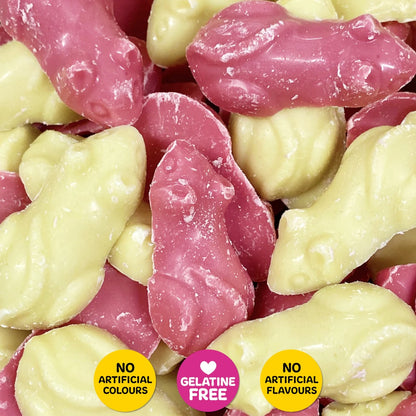 Pink & White Mice Candy - 100gms