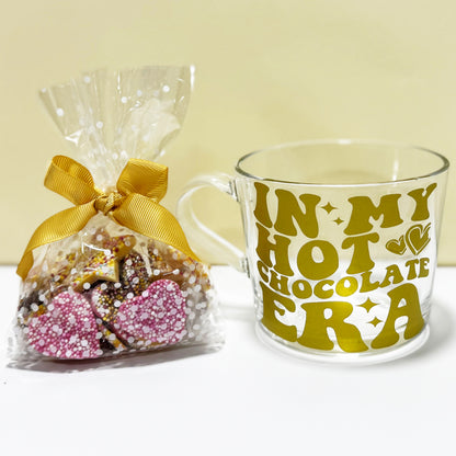 In My Hot Chocolate Era Coffee Mug with Vinyl Decal
