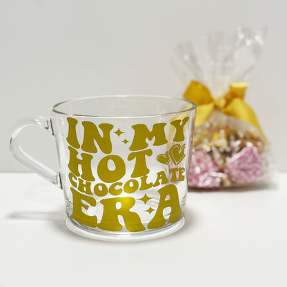 In My Hot Chocolate Era Coffee Mug with Vinyl Decal
