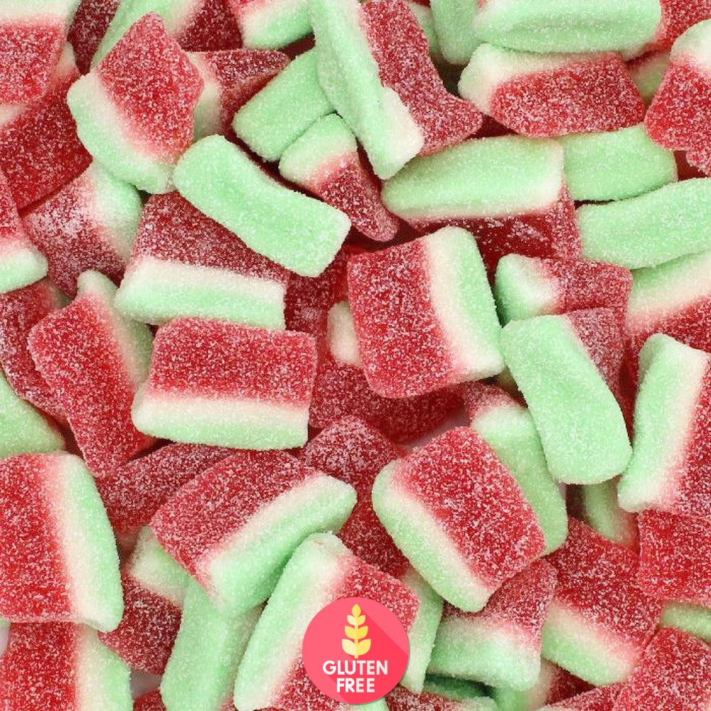 Fizzy Watermelon Slices Candy