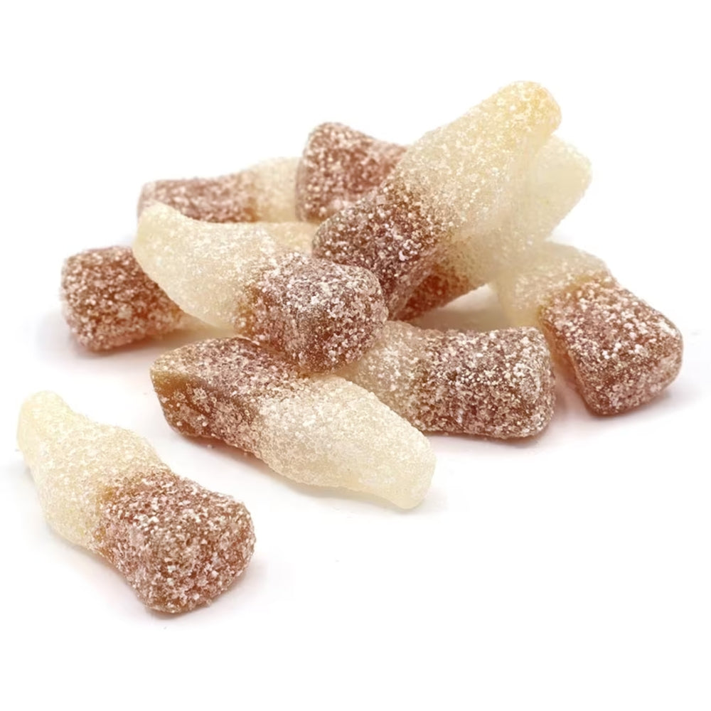 Vegan Fizzy Mini Cola Bottles - 100gms