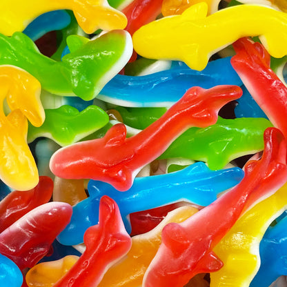 Fruit Flavoured Gummy Sharks - 100gms