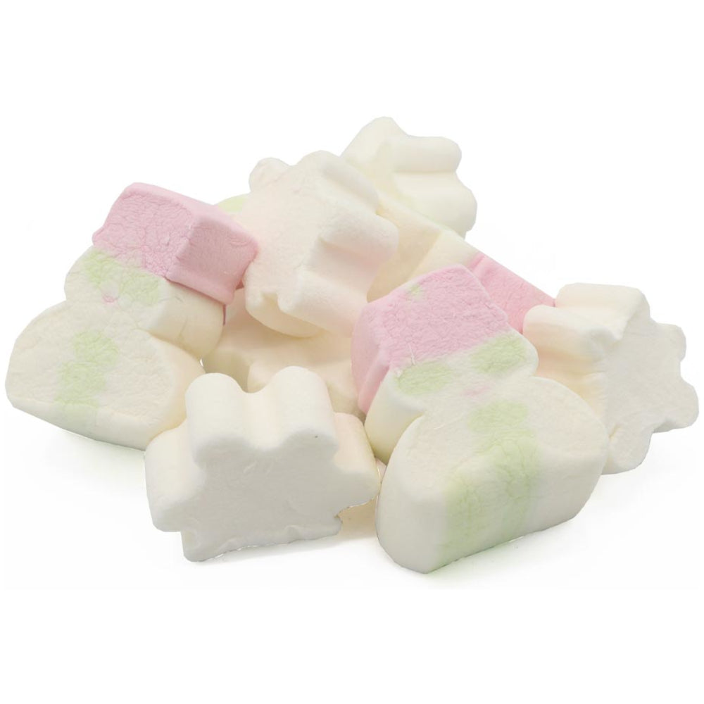 Snowman & Snowflake Christmas Marshmallows - 100gms