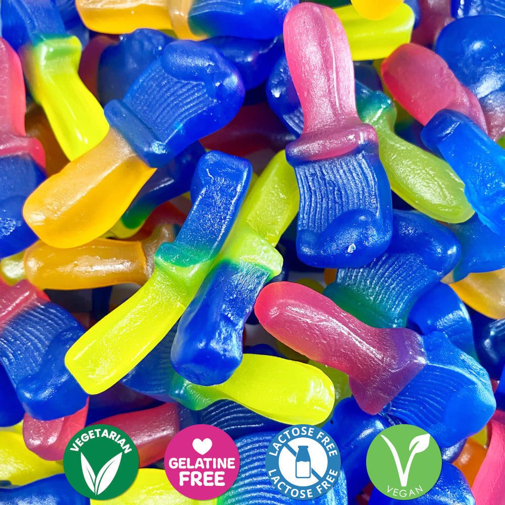 Vegan Tongue Painter Brushes - 100gms