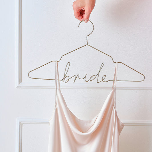Gold Metal Bride Hanger