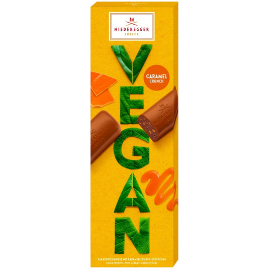 Niederegger Mini Vegan Caramel Crunch Milk Chocolates - 100gm Box