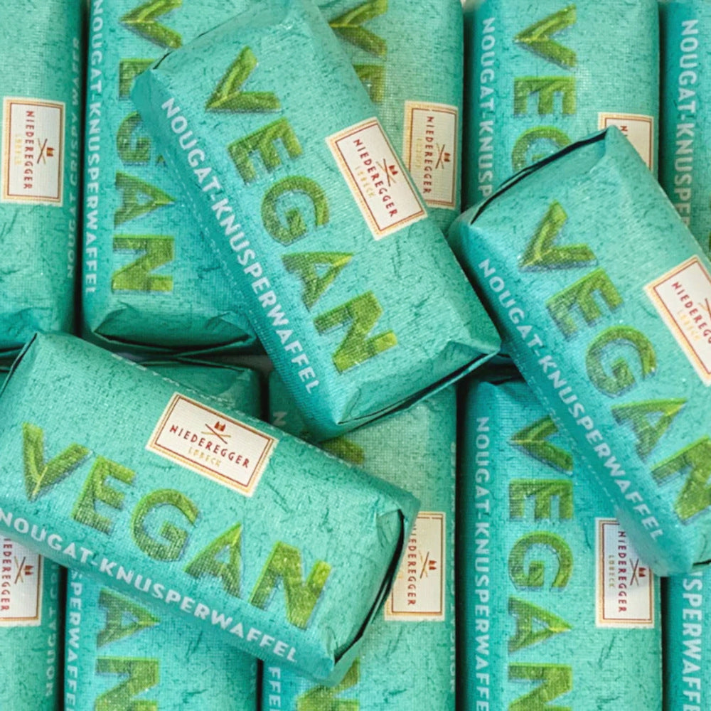 Niederegger Vegan Nougat Crispy Waffle Milk Chocolate
