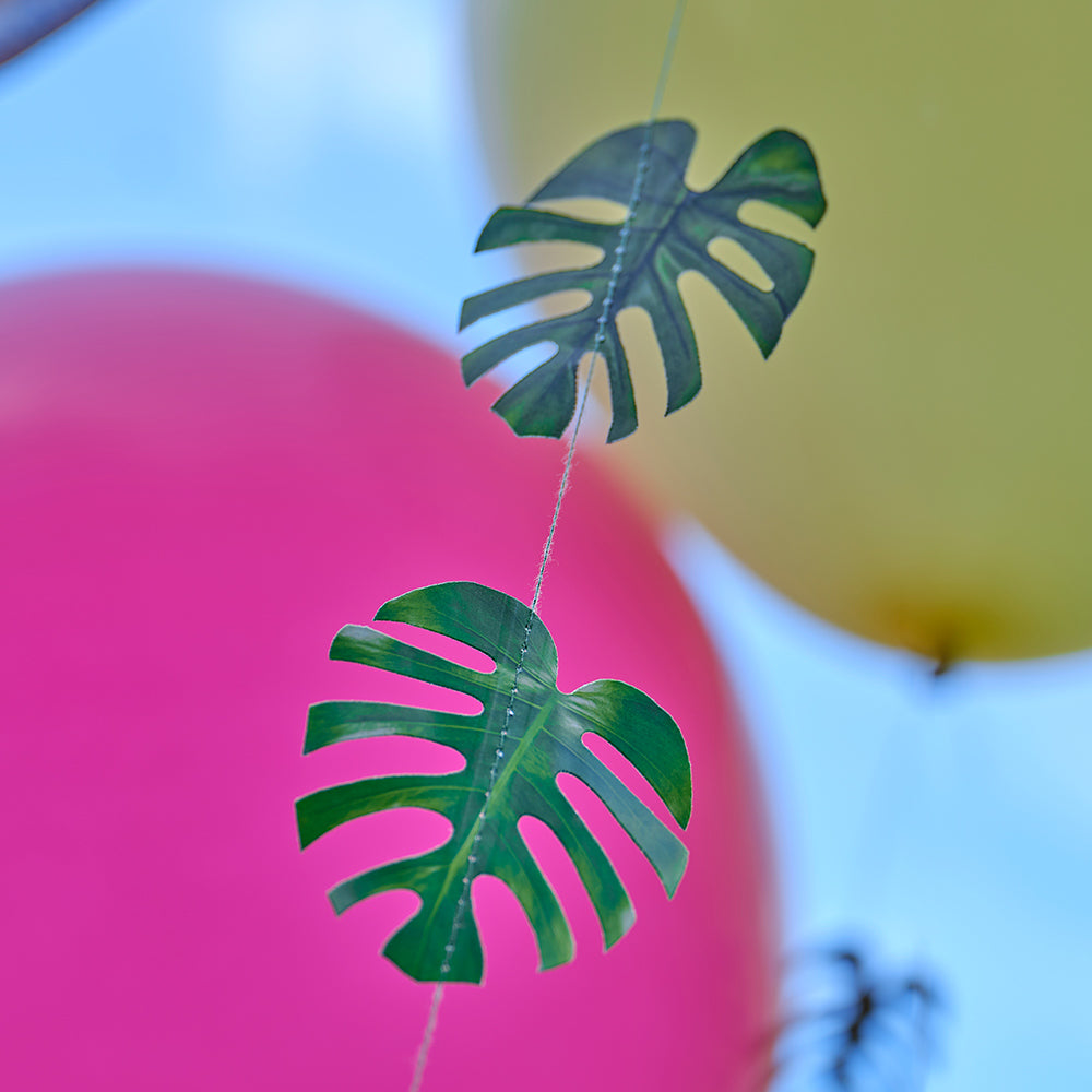 Palm Leaf Hawaiian Tiki Balloon Tails Decoration
