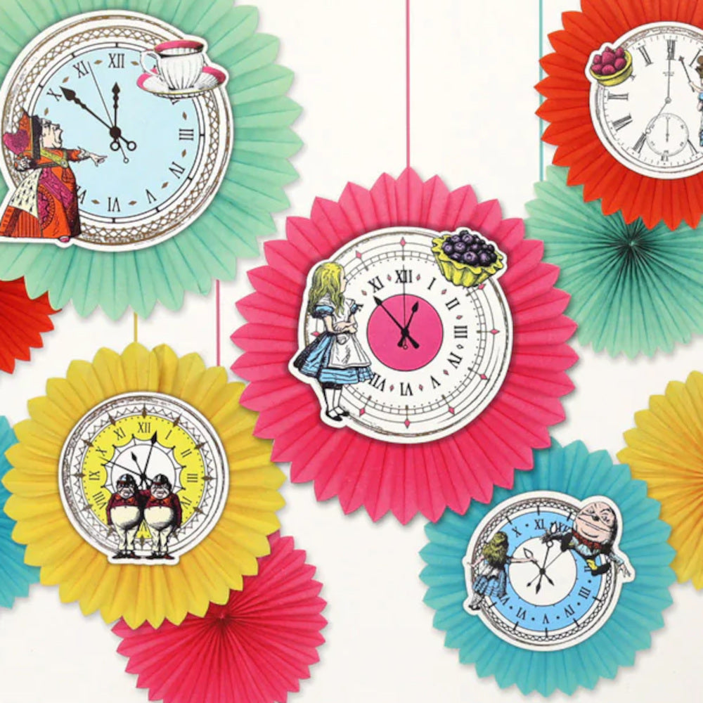 Alice Bright Paper Clock Fans