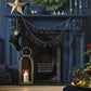 Navy Velvet Beaded Merry Christmas Bunting