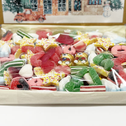 Personalised Christmas Village Sweet Box