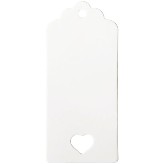 White gift tag