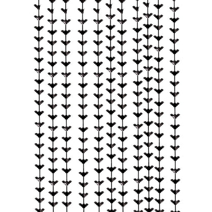 Black Bat Halloween Backdrop Fringe Decoration