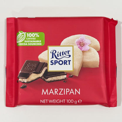 Ritter Sport Marzipan Chocolate Bar 100gm