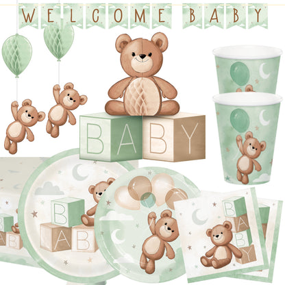 Teddy Bear Baby Shower Decorations & Tableware