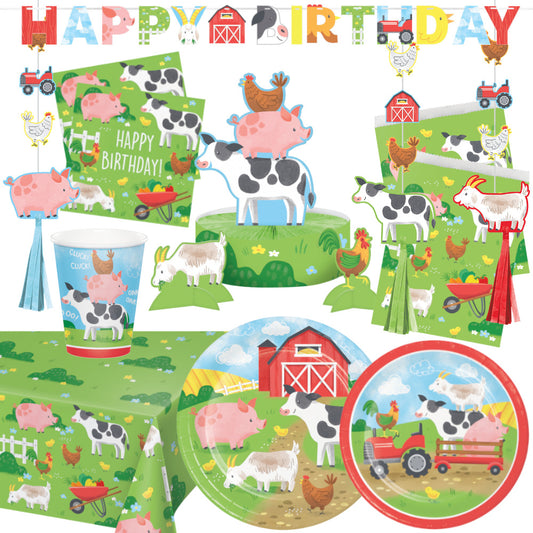 Farm Animals Birthday Party Supplies