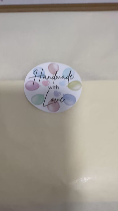 Personalised Thinking of You Pink Hearts Sweet Box